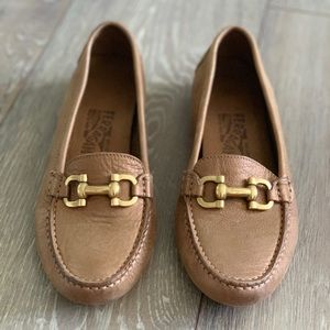 Size 5 Brown Authentic Ferragamo Loafers / Flats